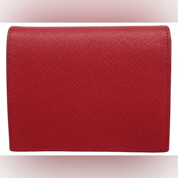 Prada Red Leather Wallet - Picture 2 of 5
